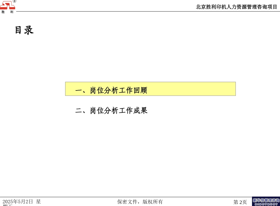 051006-岗位分析工作回顾与汇报.ppt_第2页
