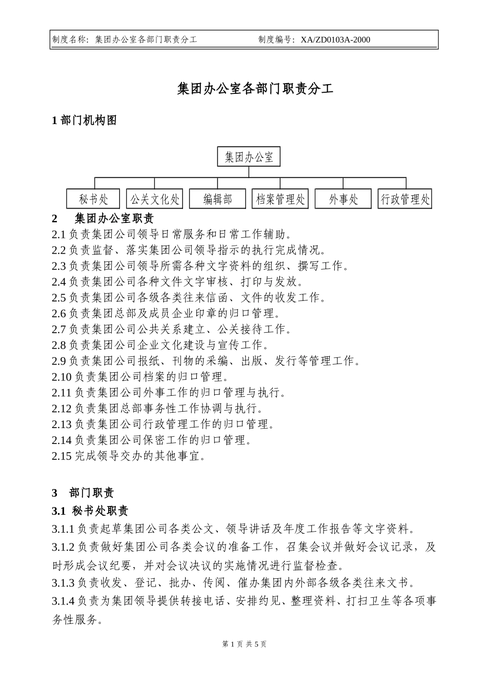 00办公室职责分工.doc_第1页