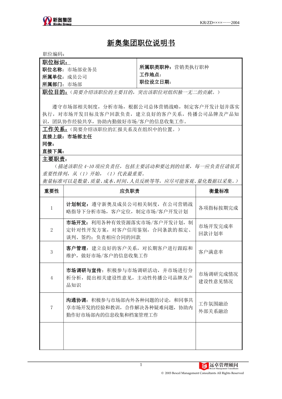 0112-市场部业务员职位说明书-V1.0.doc_第1页