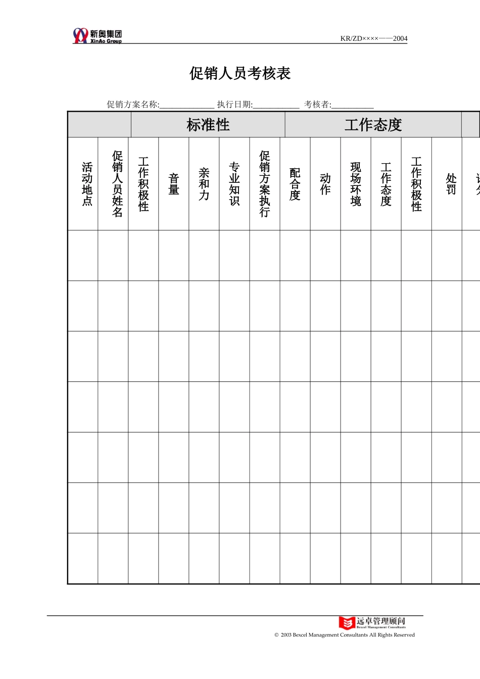 促销人员考核表.doc_第1页