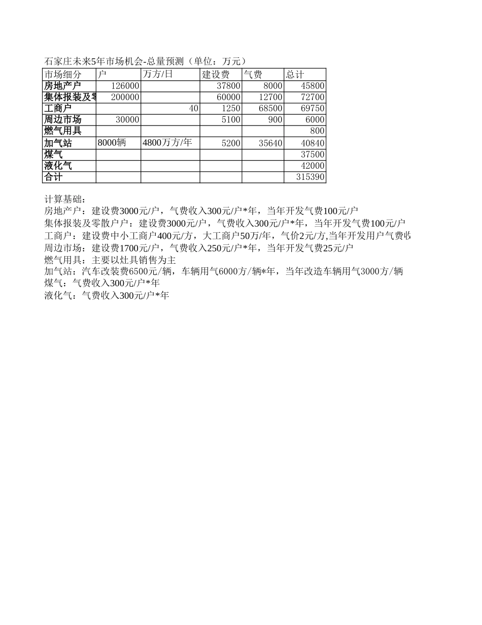 石家庄未来5年市场机会-v2.0.xls_第1页