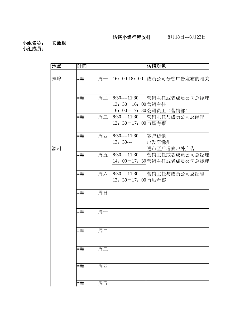0815-成员公司访谈时间安排-V1.1.xls_第1页