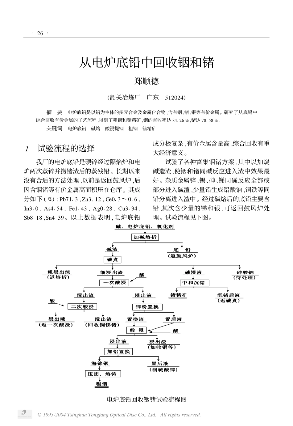 从电炉底铅中回收铟和锗从电炉底铅中回收铟和锗.pdf_第1页