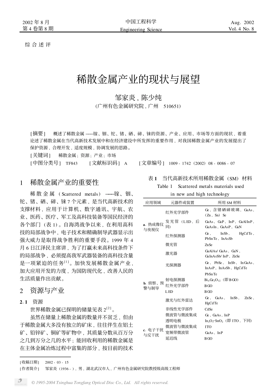 稀散金属产业的现状与展望.pdf_第1页