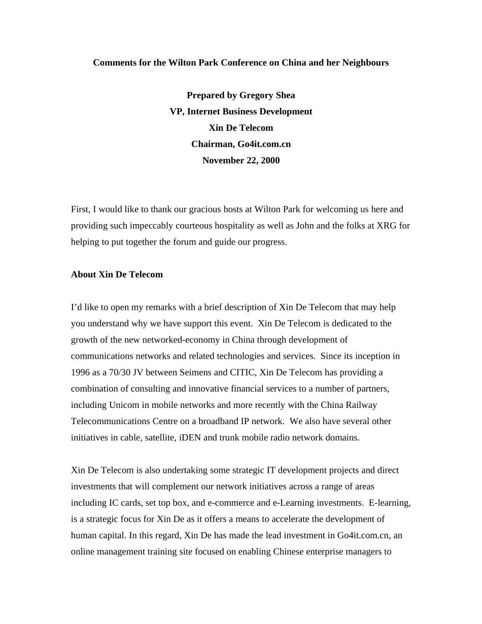 5-Greg Shea Wilton Park 221100Remarks .doc_第1页