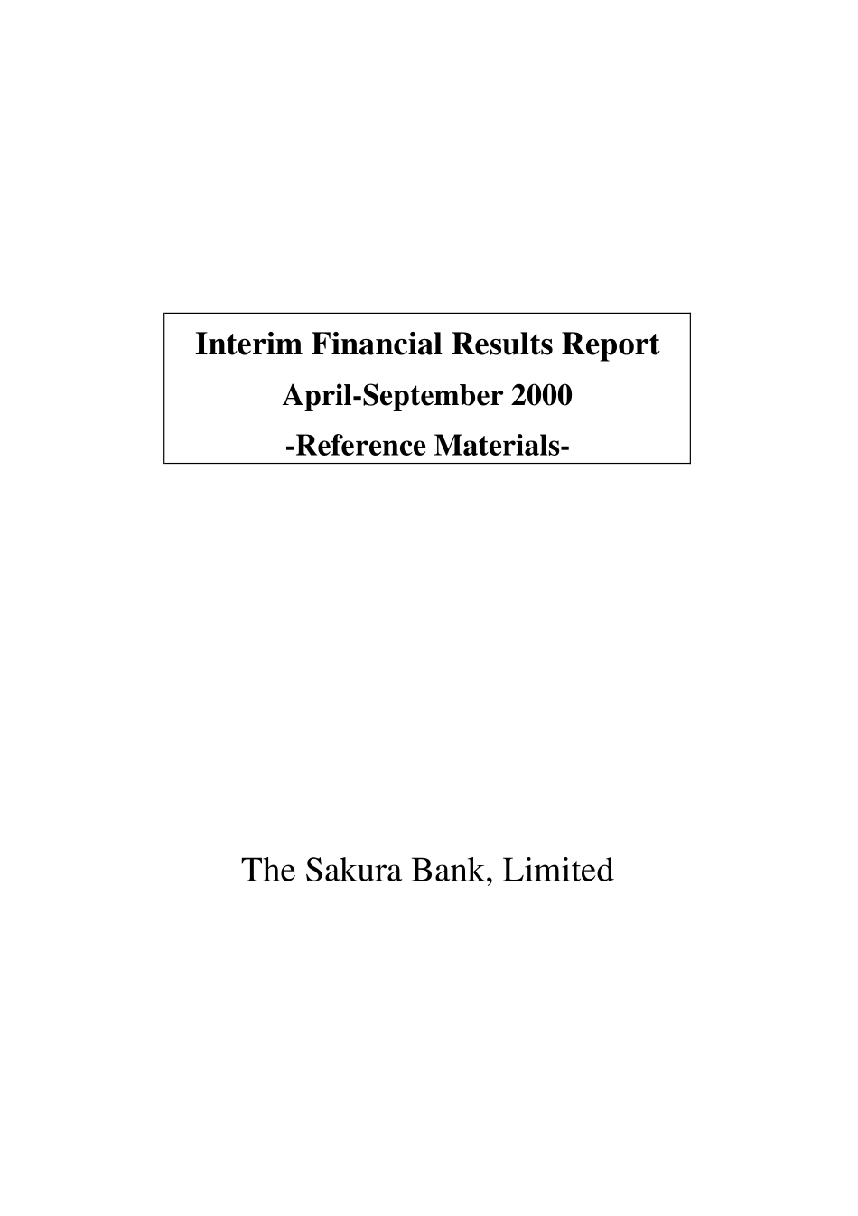 Sakura bank 2000-4-9.pdf_第1页