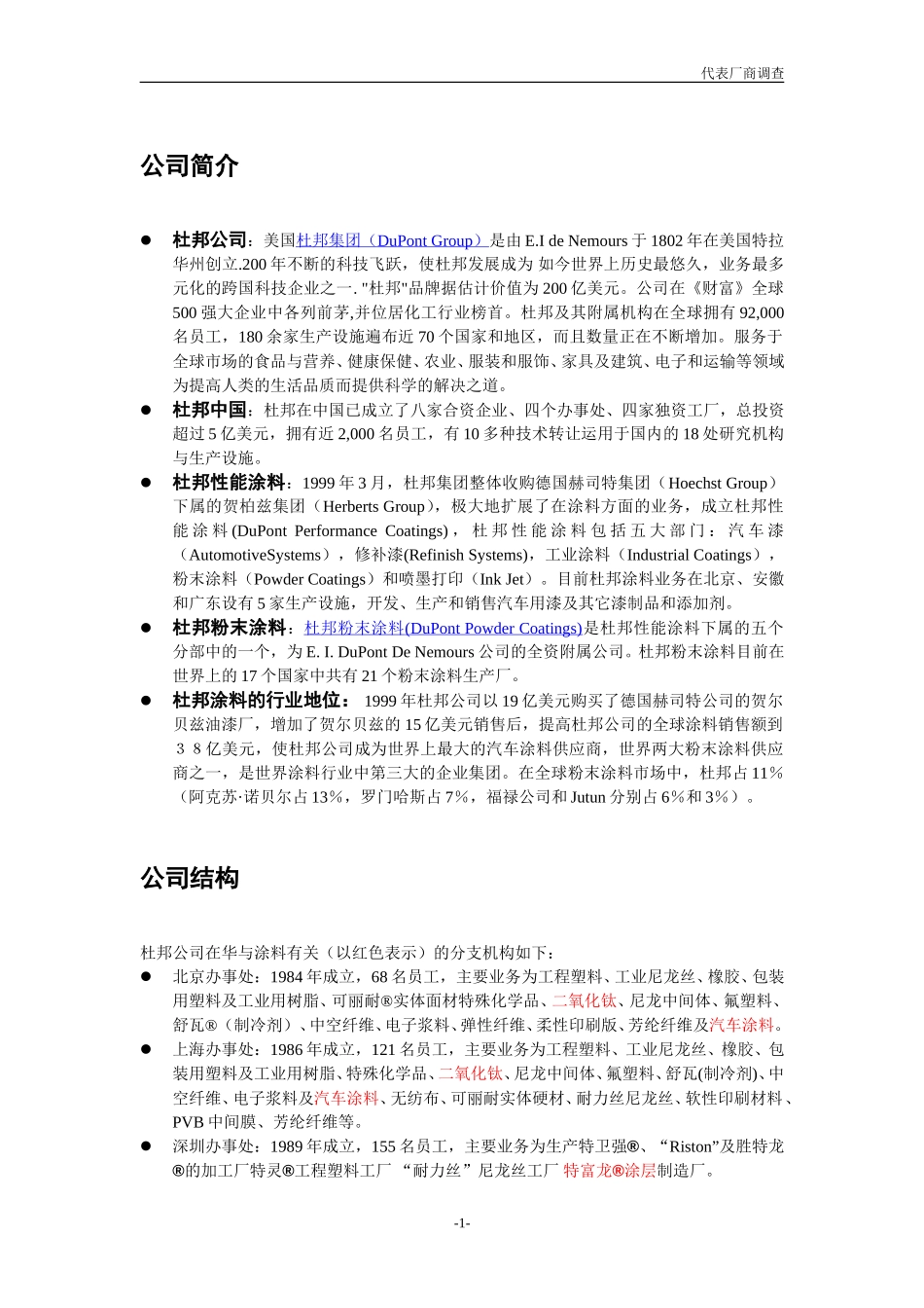 D邓巍巍代表厂商调查杜邦调查.doc_第1页