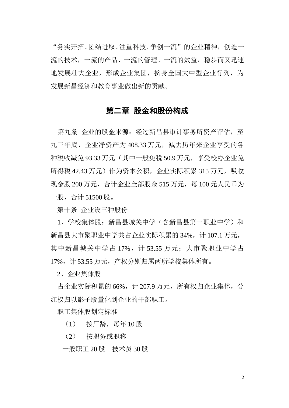 94年合成化工厂股份合作制章程.doc_第2页