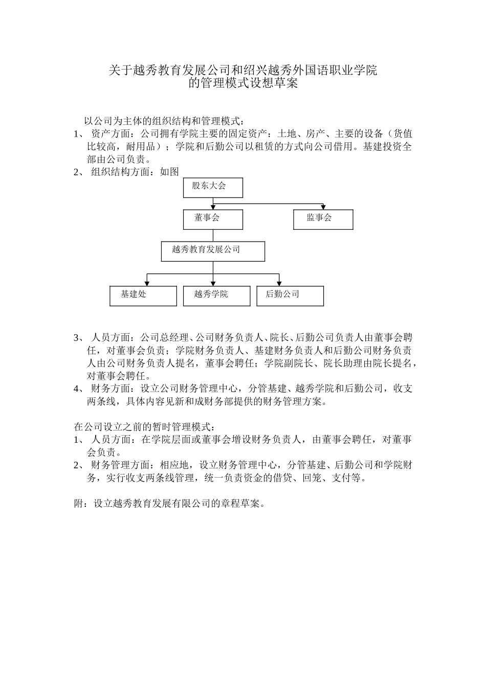 绍兴越秀的管理模式的设想.doc_第1页