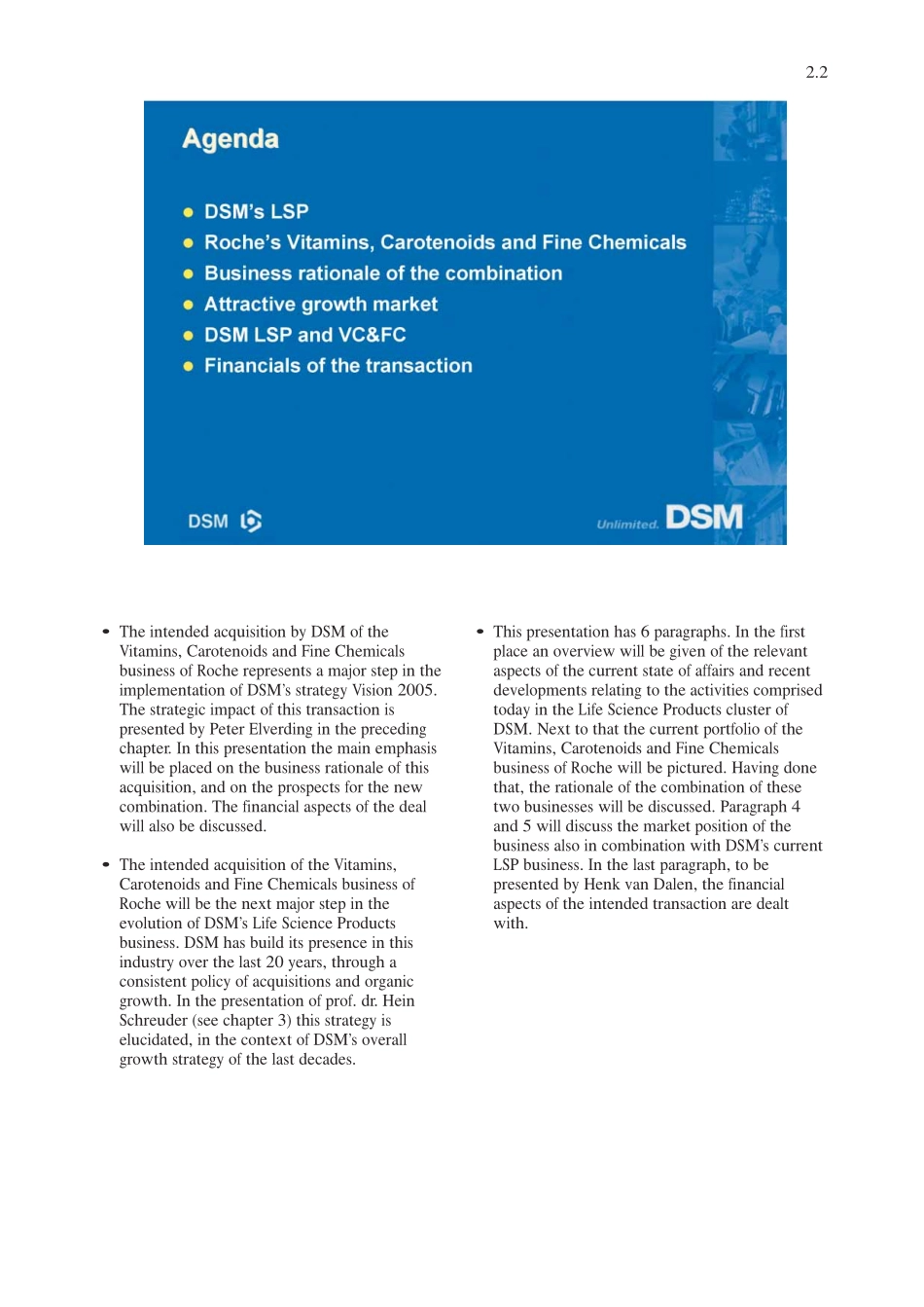 DSM why buy Roche.pdf_第2页