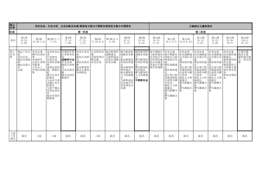 新和成项目组工作计划.xls_第1页