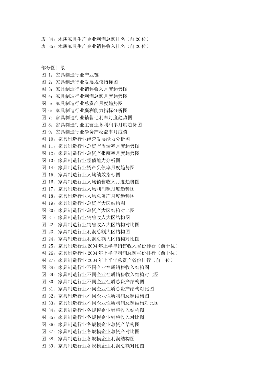 中国（木质）家具制造业年度研究报告（2004）目录.doc_第3页
