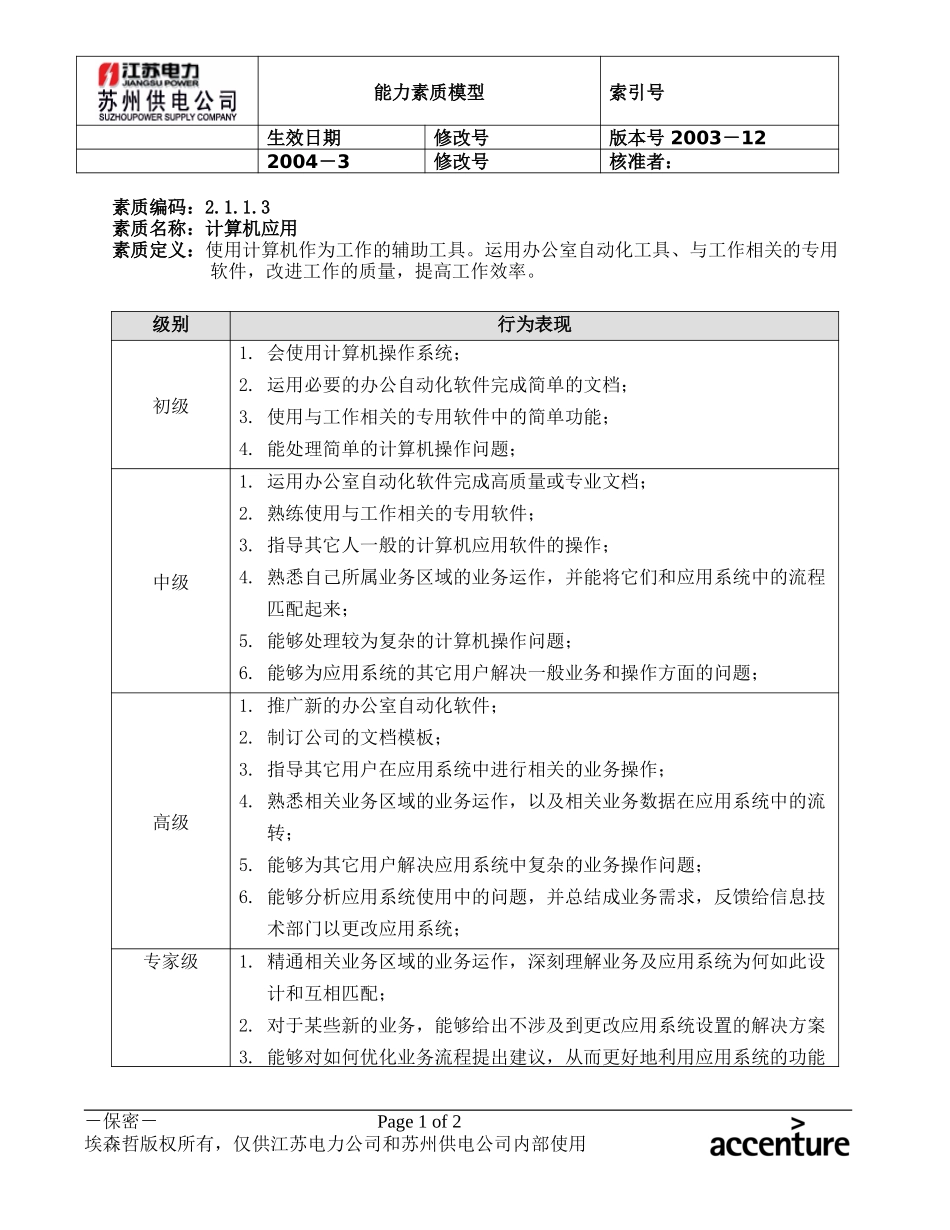 DE_能力素质模型(2.1.1.3计算机应用).doc_第1页