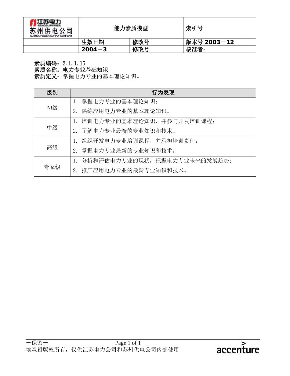 DE_能力素质模型(2.1.1.15电力专业基础知识).doc_第1页