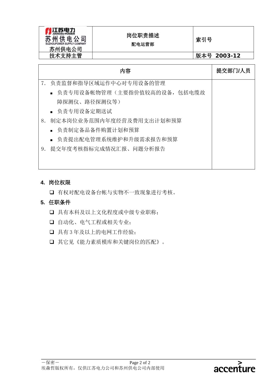 DE_岗位职责_配电运营部技术支持主管.doc_第2页
