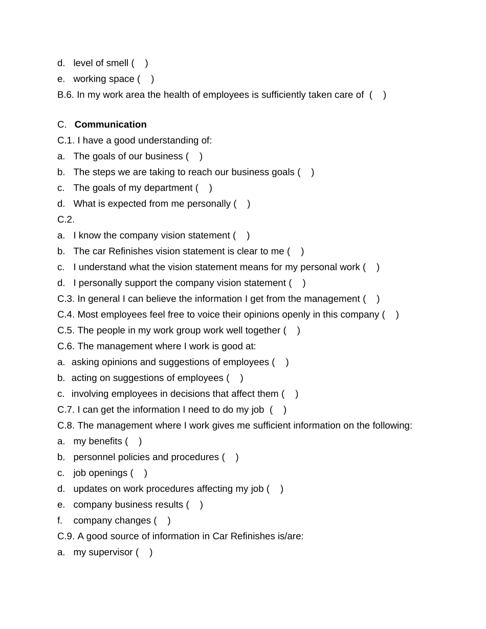 Staff satisfaction questionnaire.doc_第2页