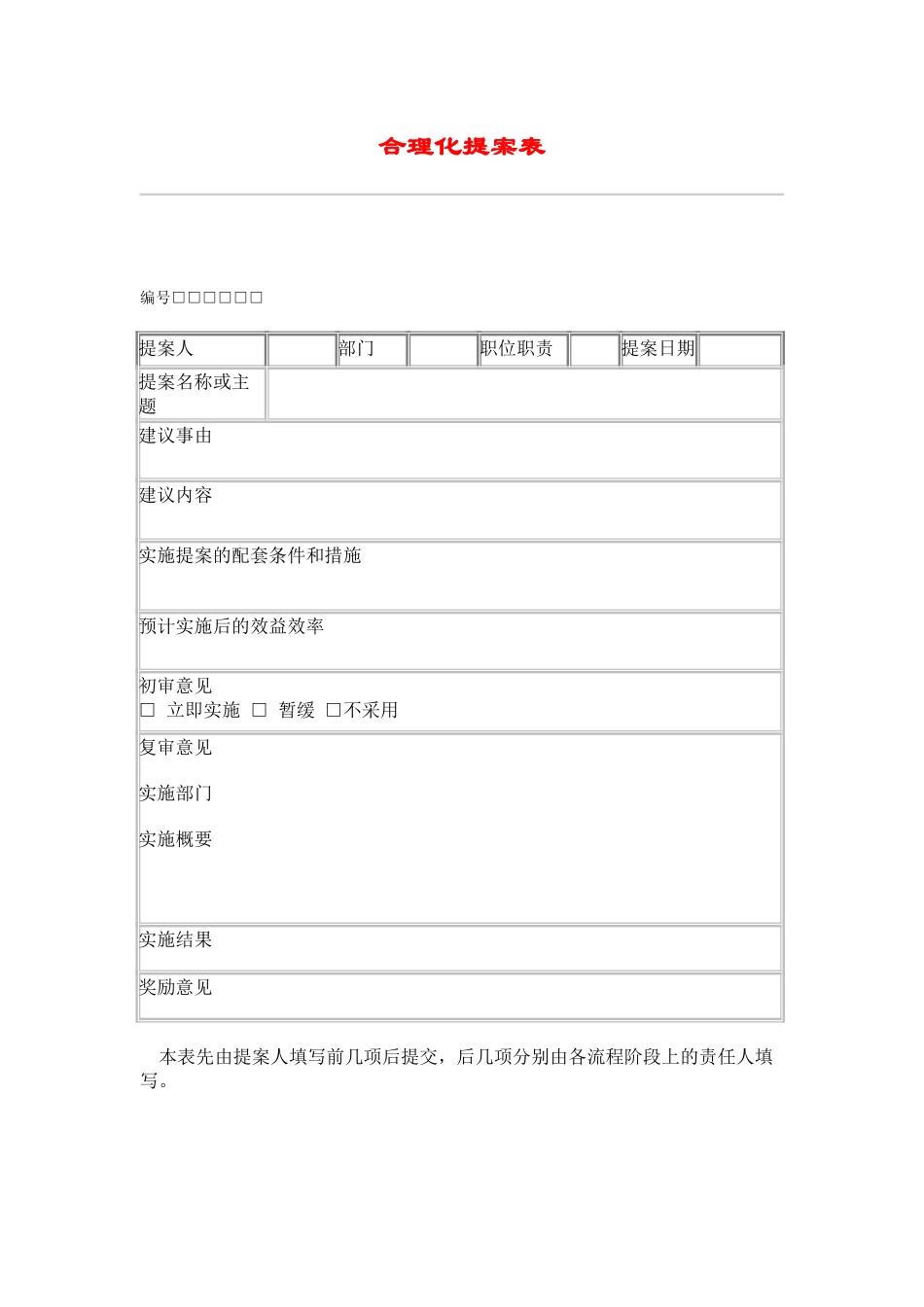 hr040合理化提案表.doc_第1页