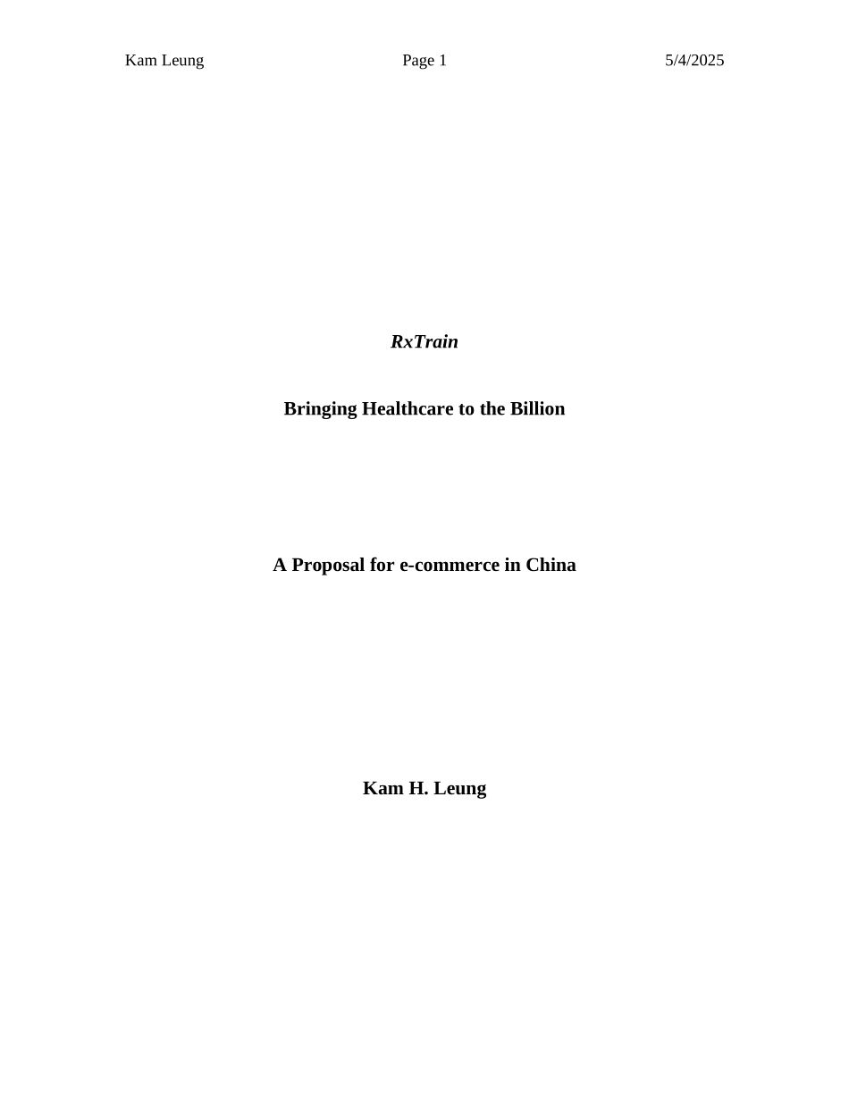 BP-Bringing Healthcare to the Billion.doc_第1页