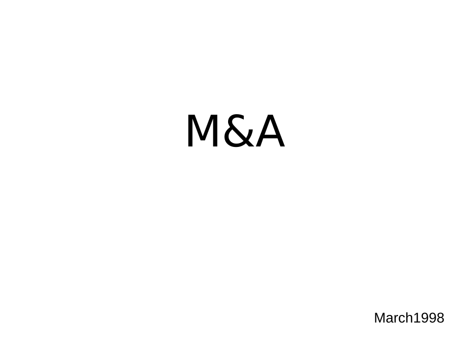 行业分析-M&Aw.ppt_第1页