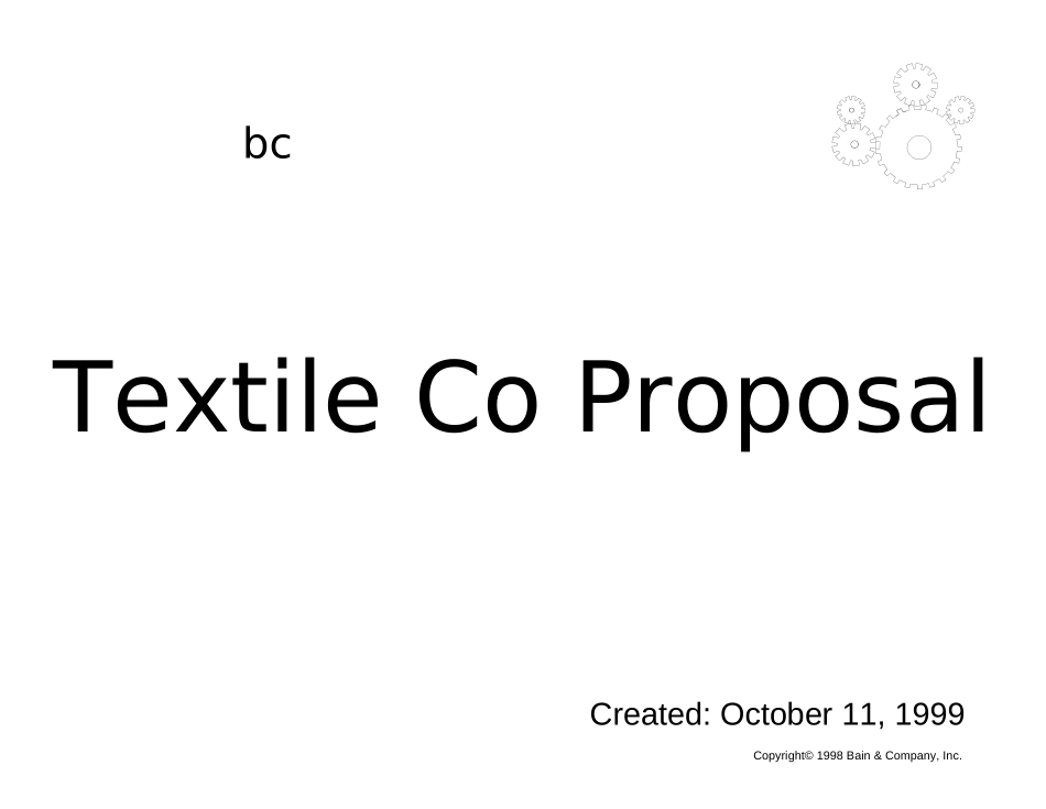 行业分析-TextileCoProposal1.ppt_第1页