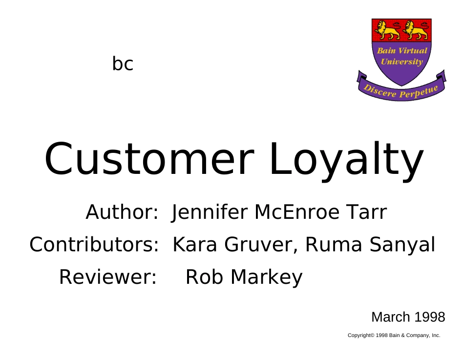 市场营销-customerloyalty.ppt_第1页