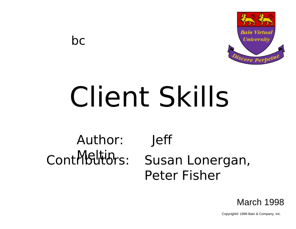 有效沟通-clientskills.ppt_第1页