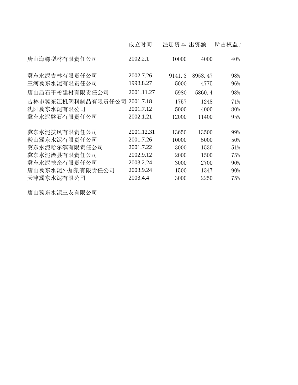 子公司情况-施瑜.xls_第1页