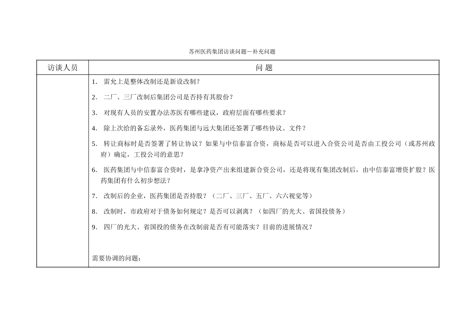 访谈问题-补充问题（3月20日）.doc_第1页