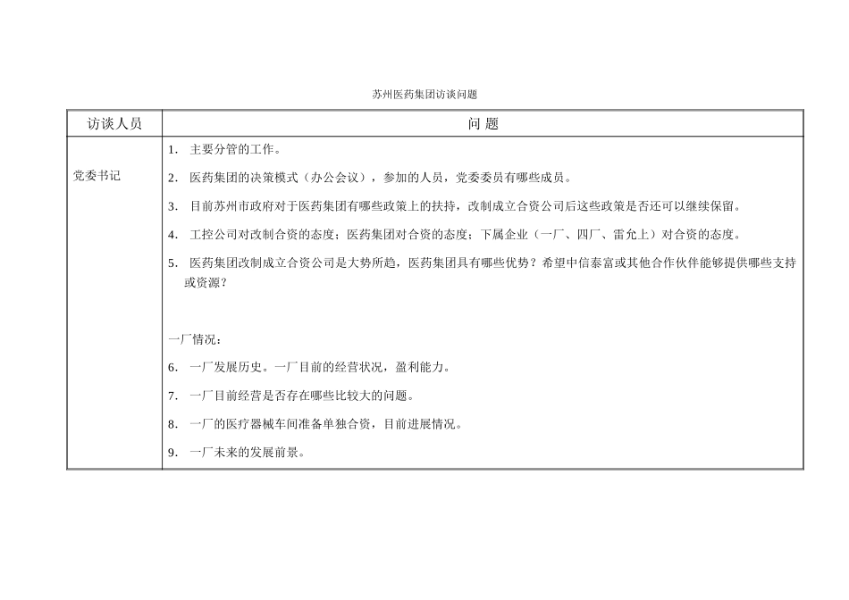 访谈问题-党委书记.doc_第1页