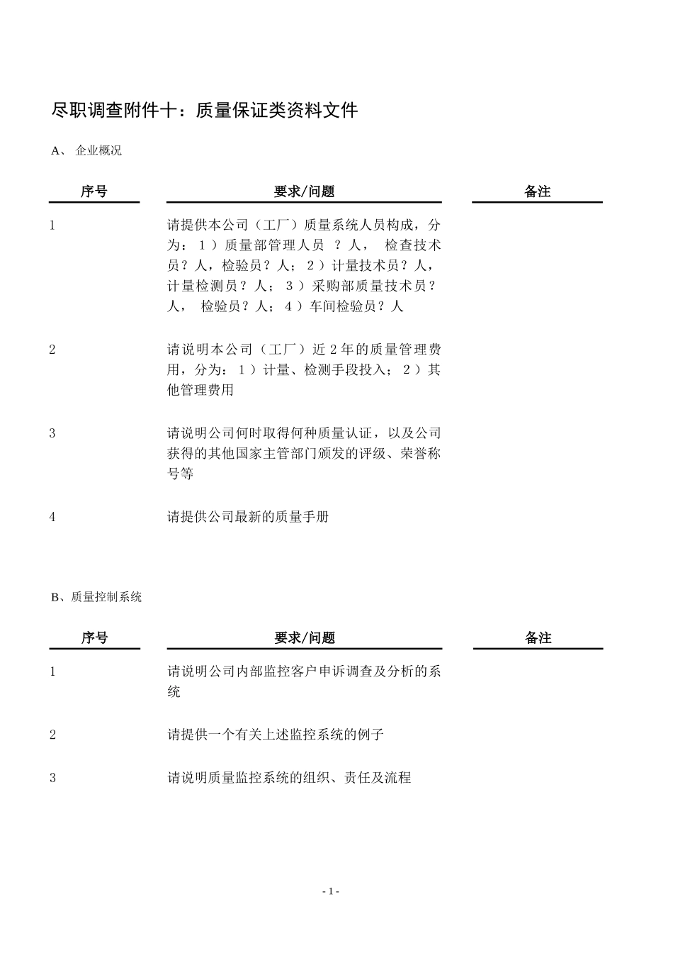 附件十：质量类.doc_第1页