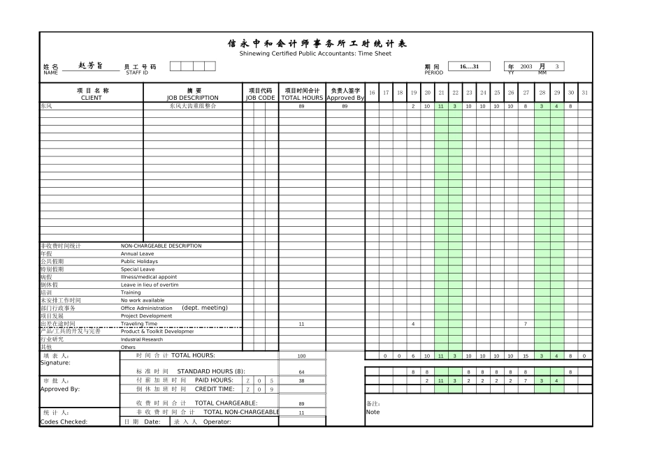 Timesheet(6月).xls_第2页