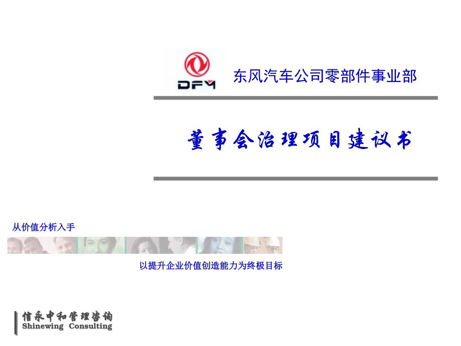 东风零部件事业部董事会治理建议书0908.ppt_第1页
