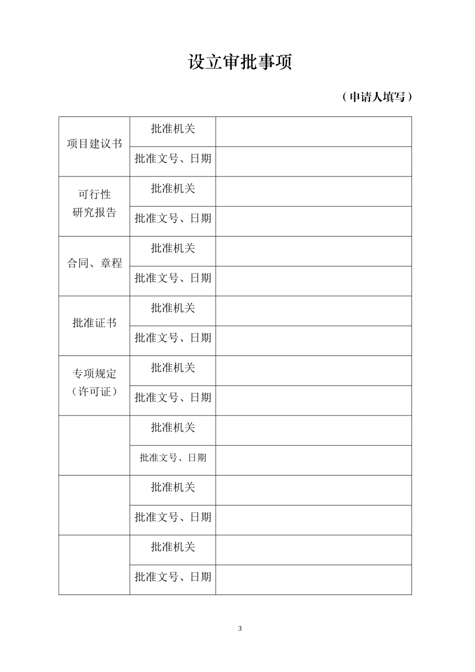 09外商投资企业设立登记申请书.doc_第3页