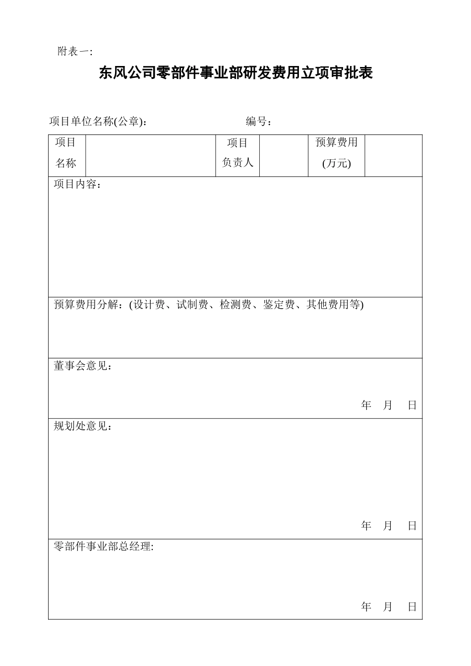 18号附表一：立项审批表.doc_第1页