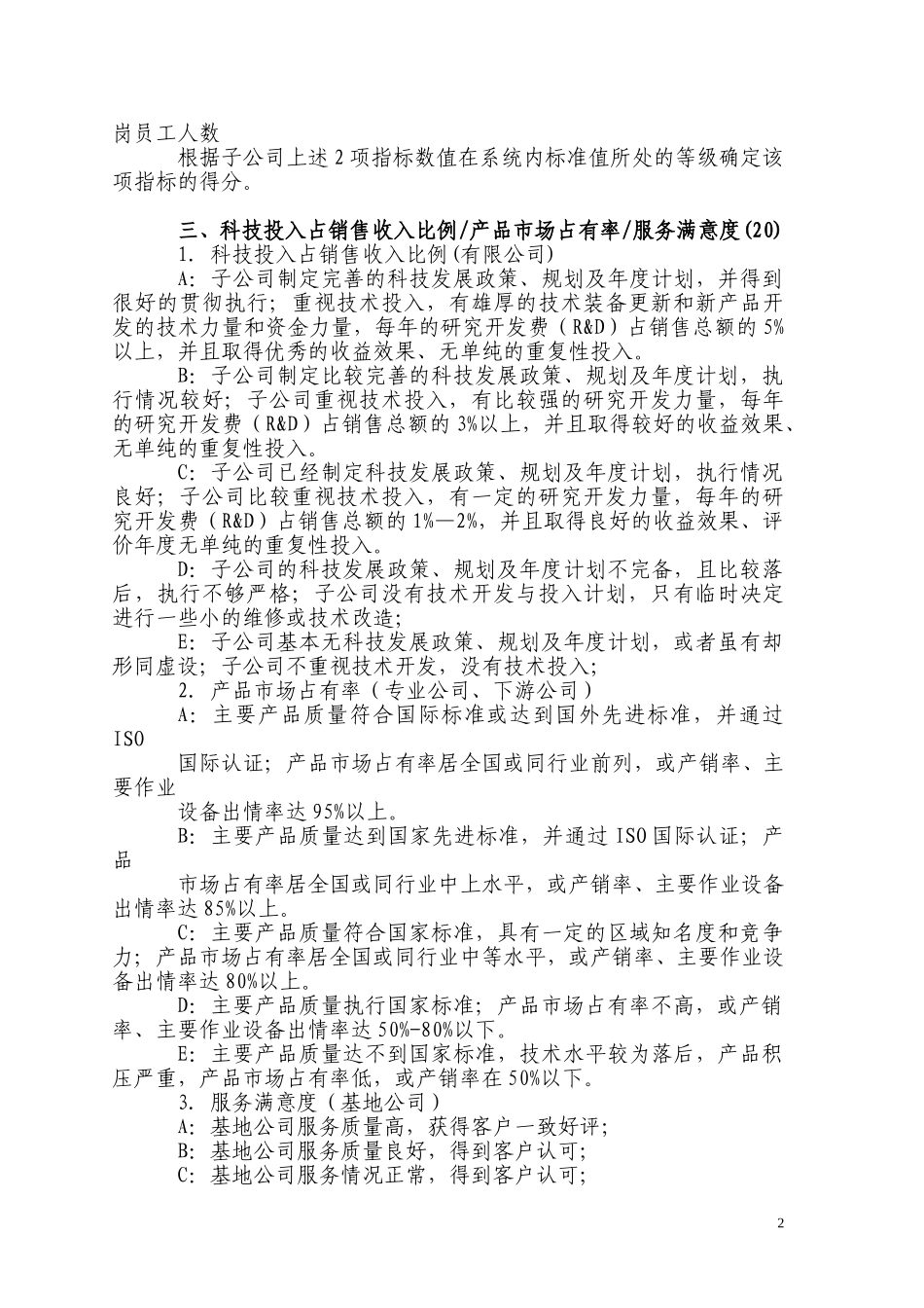 中国海洋石油总公司效绩评价评议指标参考标准（附件2-2）.doc_第2页