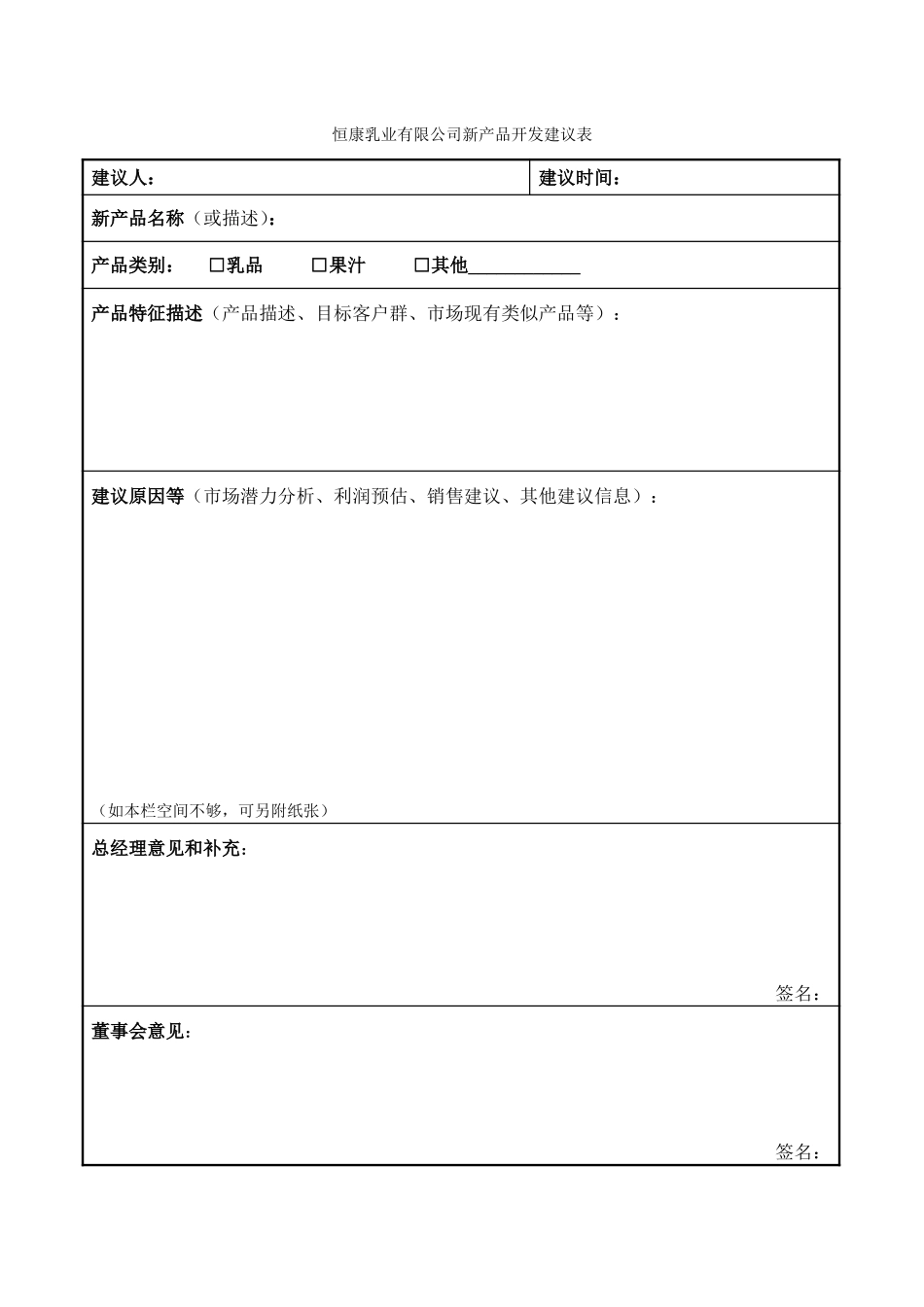 新产品开发建议表.doc_第1页