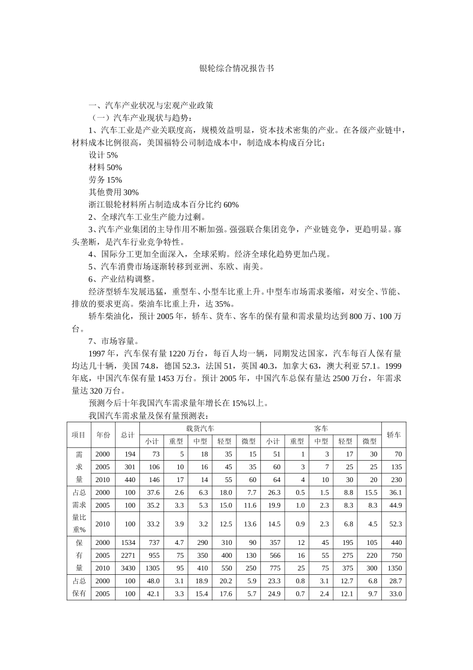 银轮综合情况报告书.doc_第1页