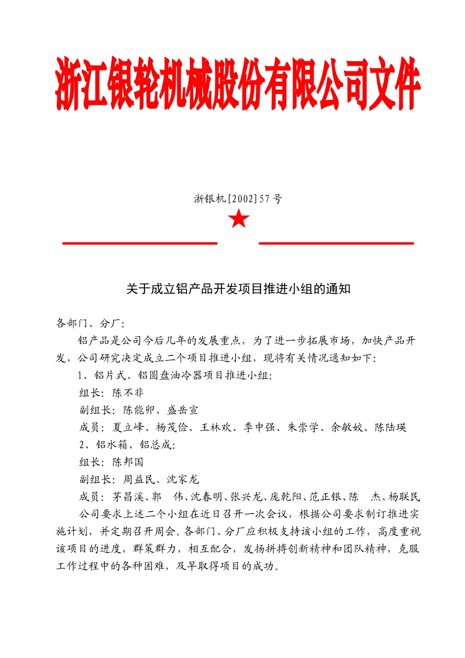 57关于成立铝产品开发项目推进小组的通知.doc_第2页