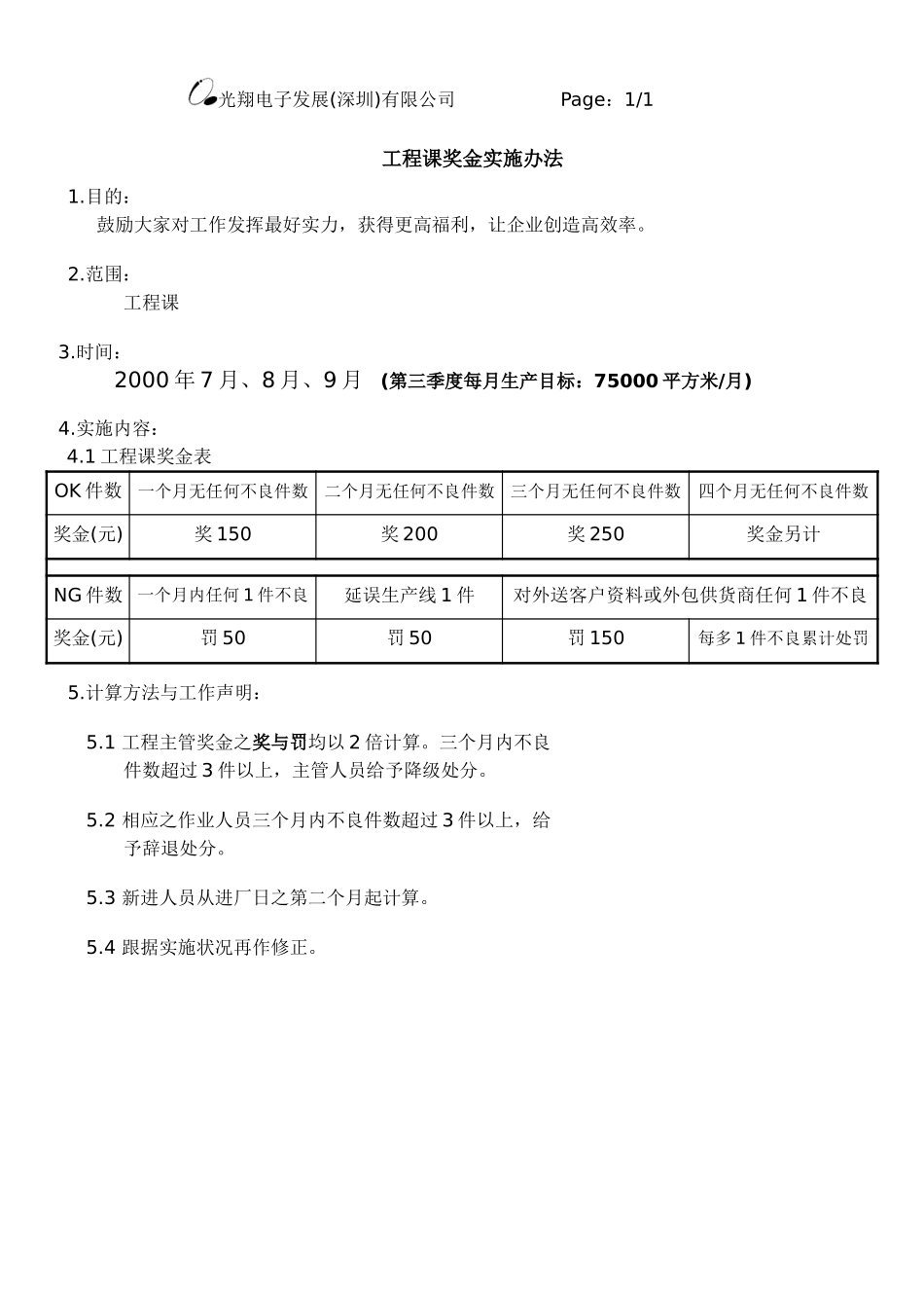 工程科奖金实施.doc_第1页