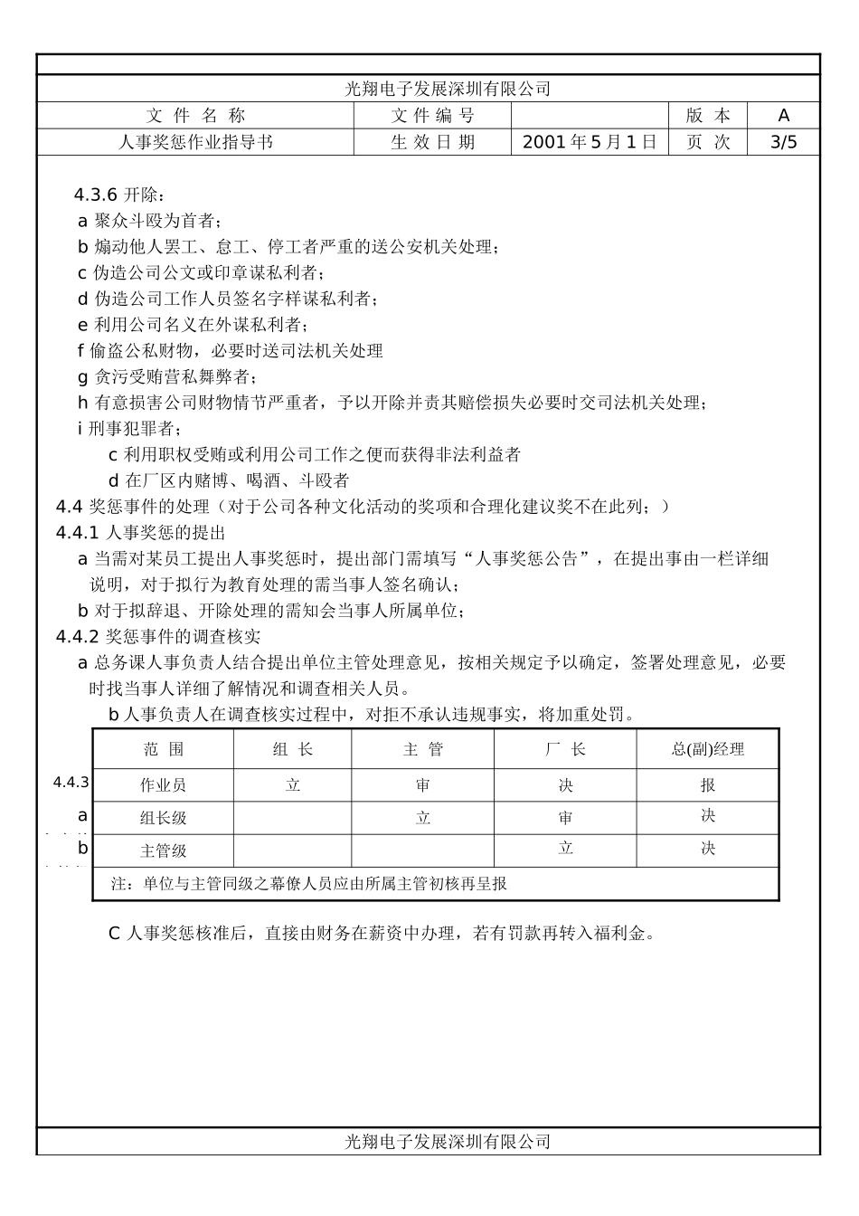 银轮人事奖惩作业指导书.doc_第3页