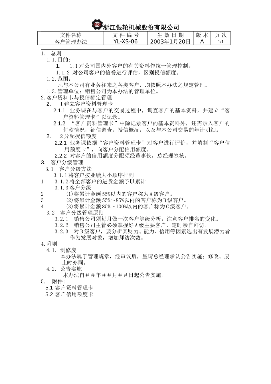 YL-XS-06-客户管理办法.doc_第1页