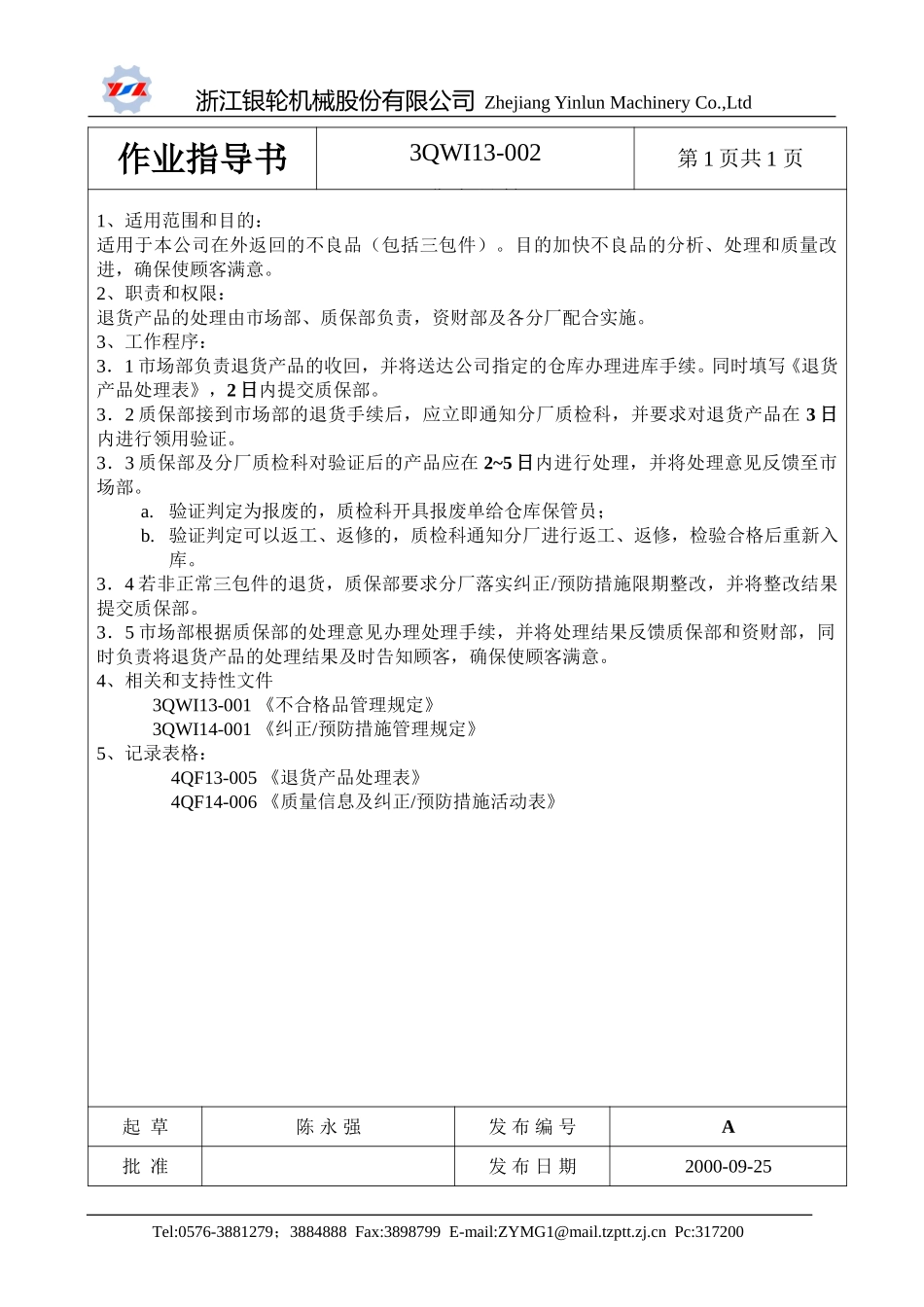 13-002退货产品管理.doc_第1页