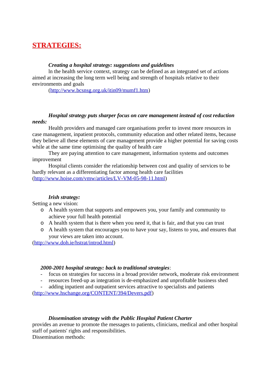Hospital_strategies_&amp__examples.doc_第1页