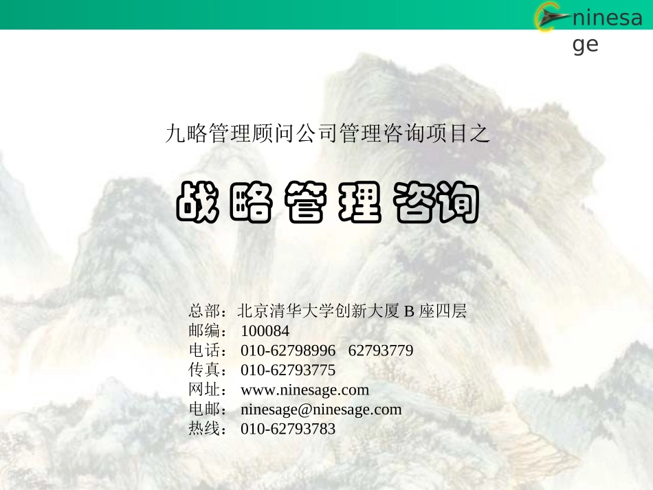 九略战略管理咨询说明书.ppt_第1页