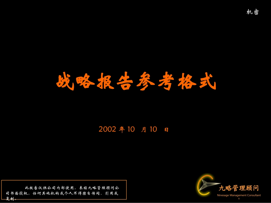 战略报告格式.ppt_第1页