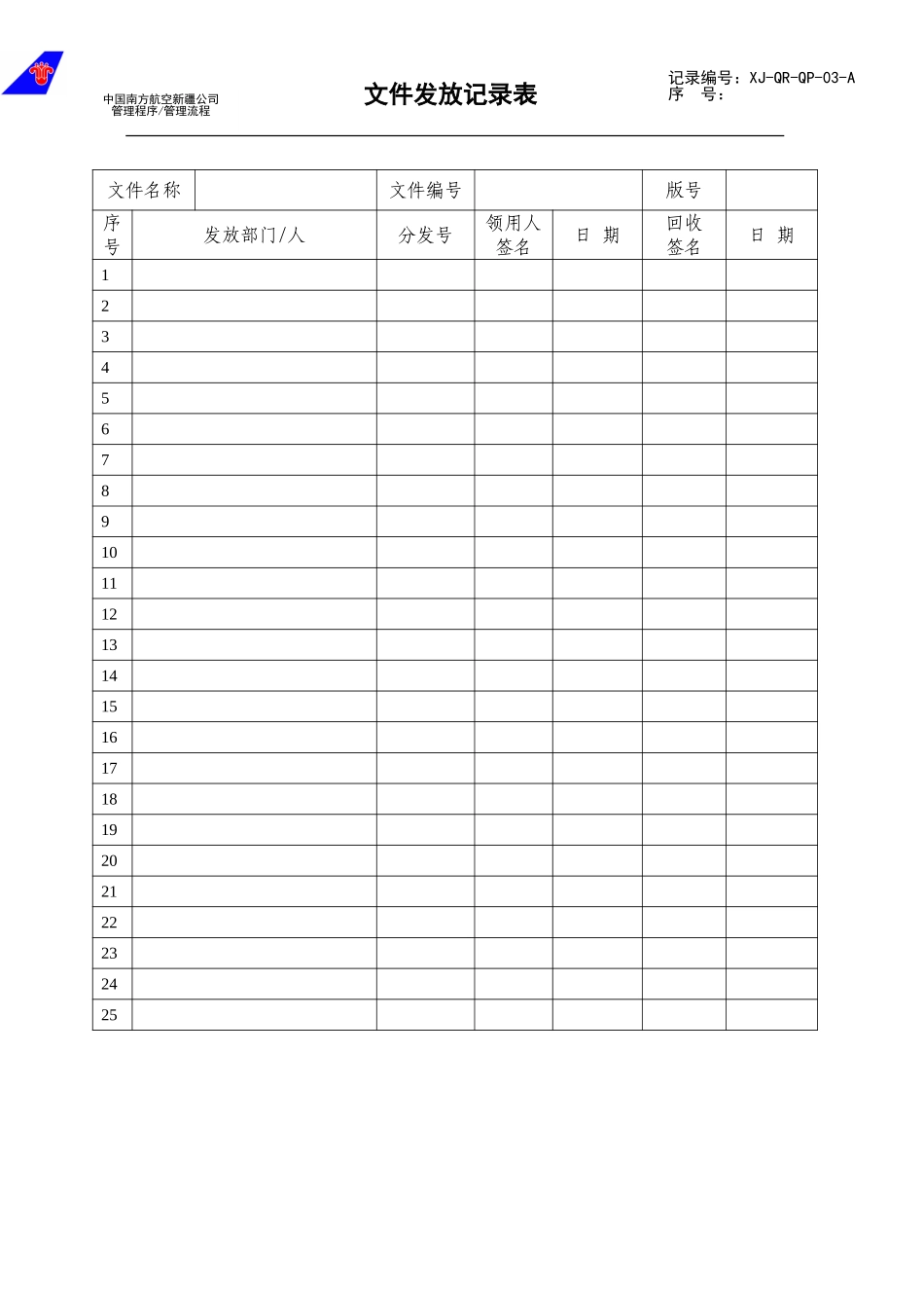 03文件发放记录.doc_第1页