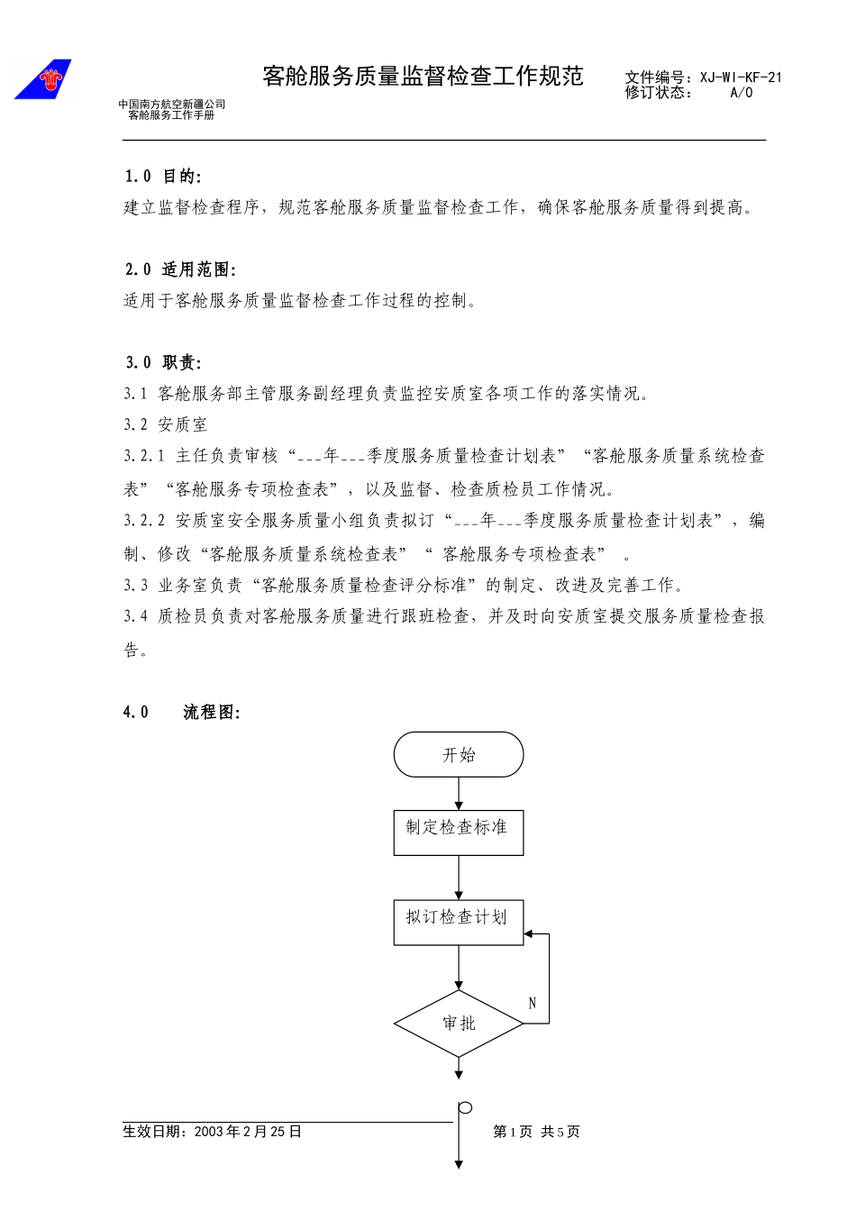 28客舱服务监督检查工作规范.doc_第1页