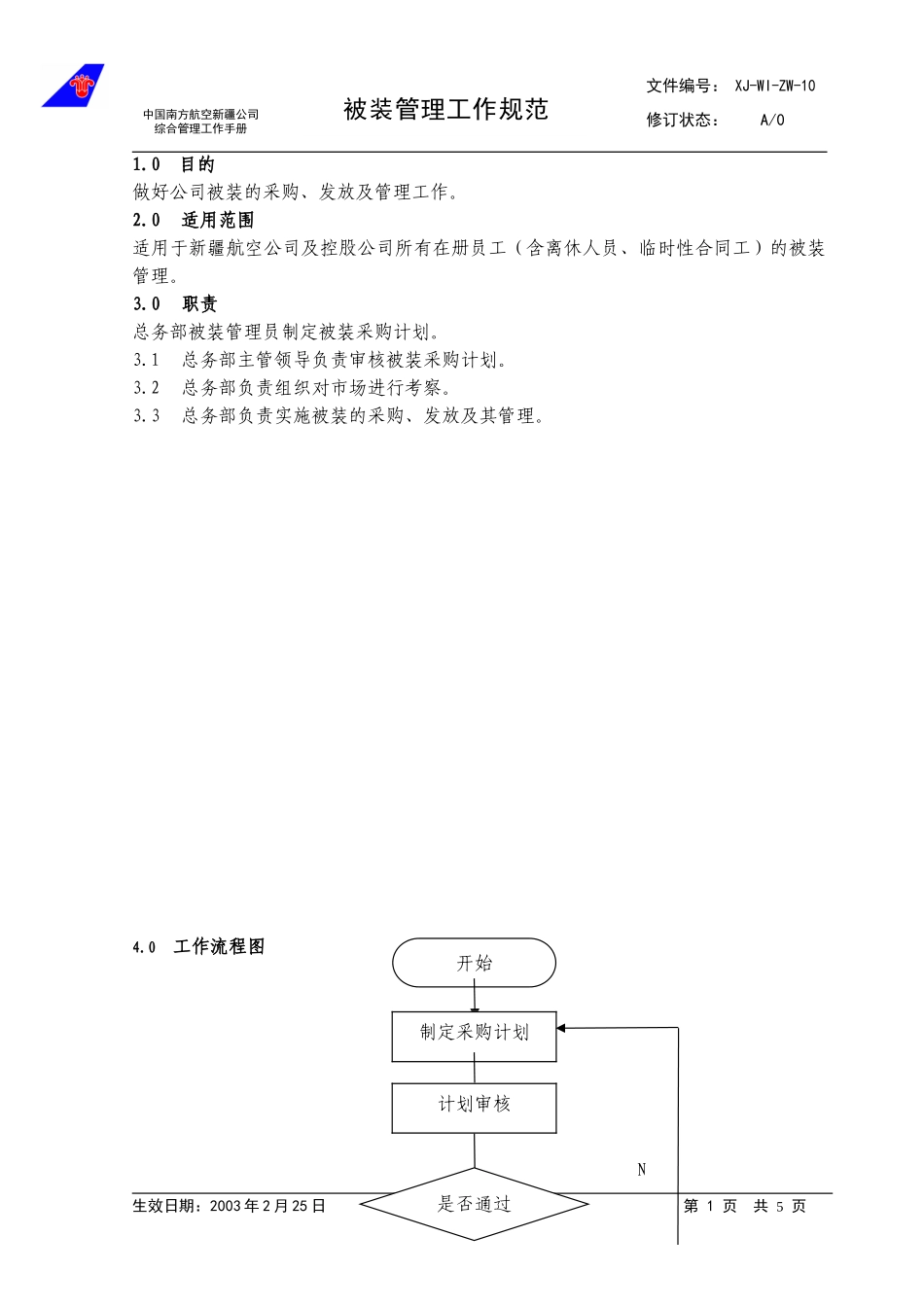 10-被装管理工作规范.doc_第1页