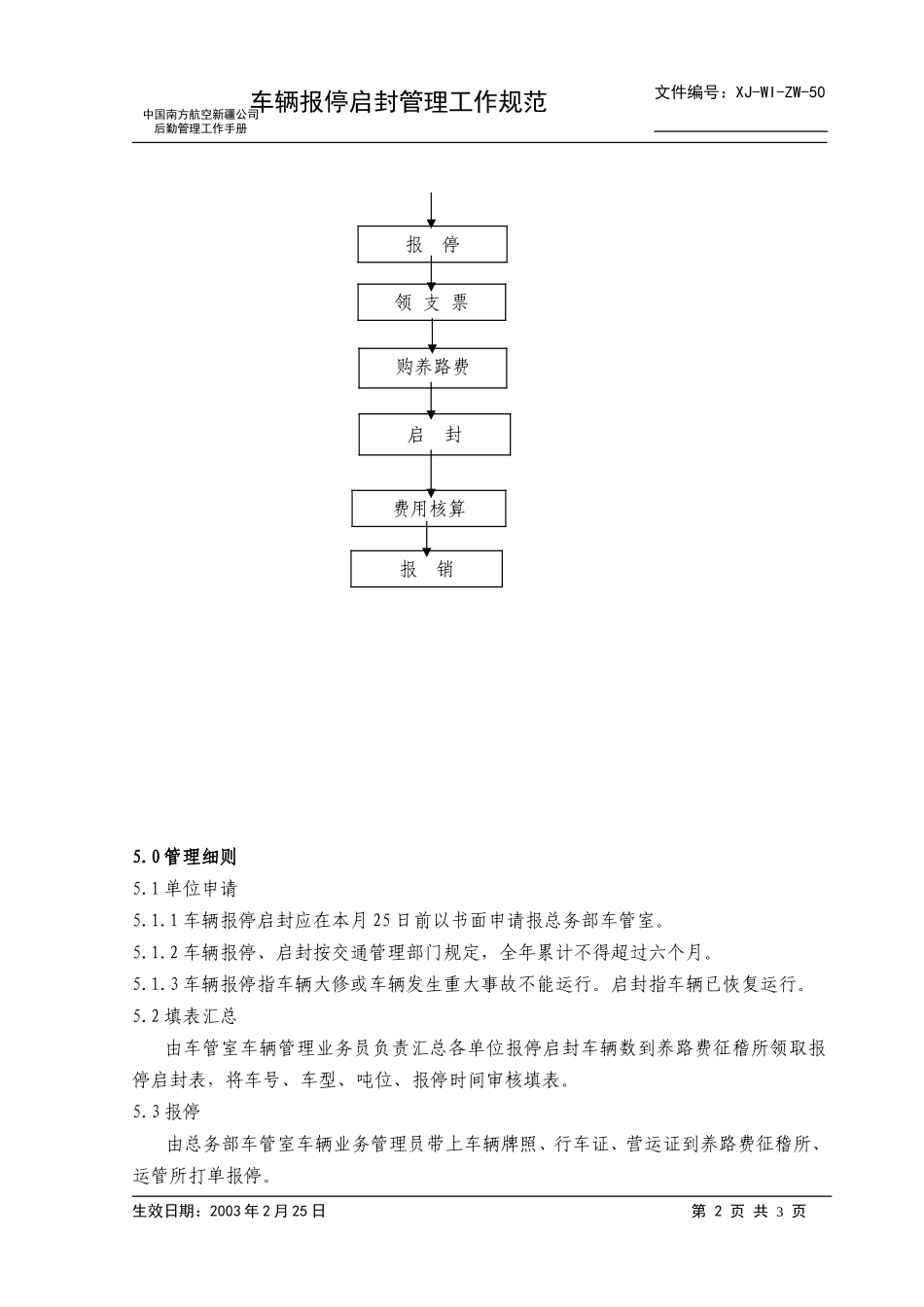 50车辆报停、 启封工作规范.doc_第2页