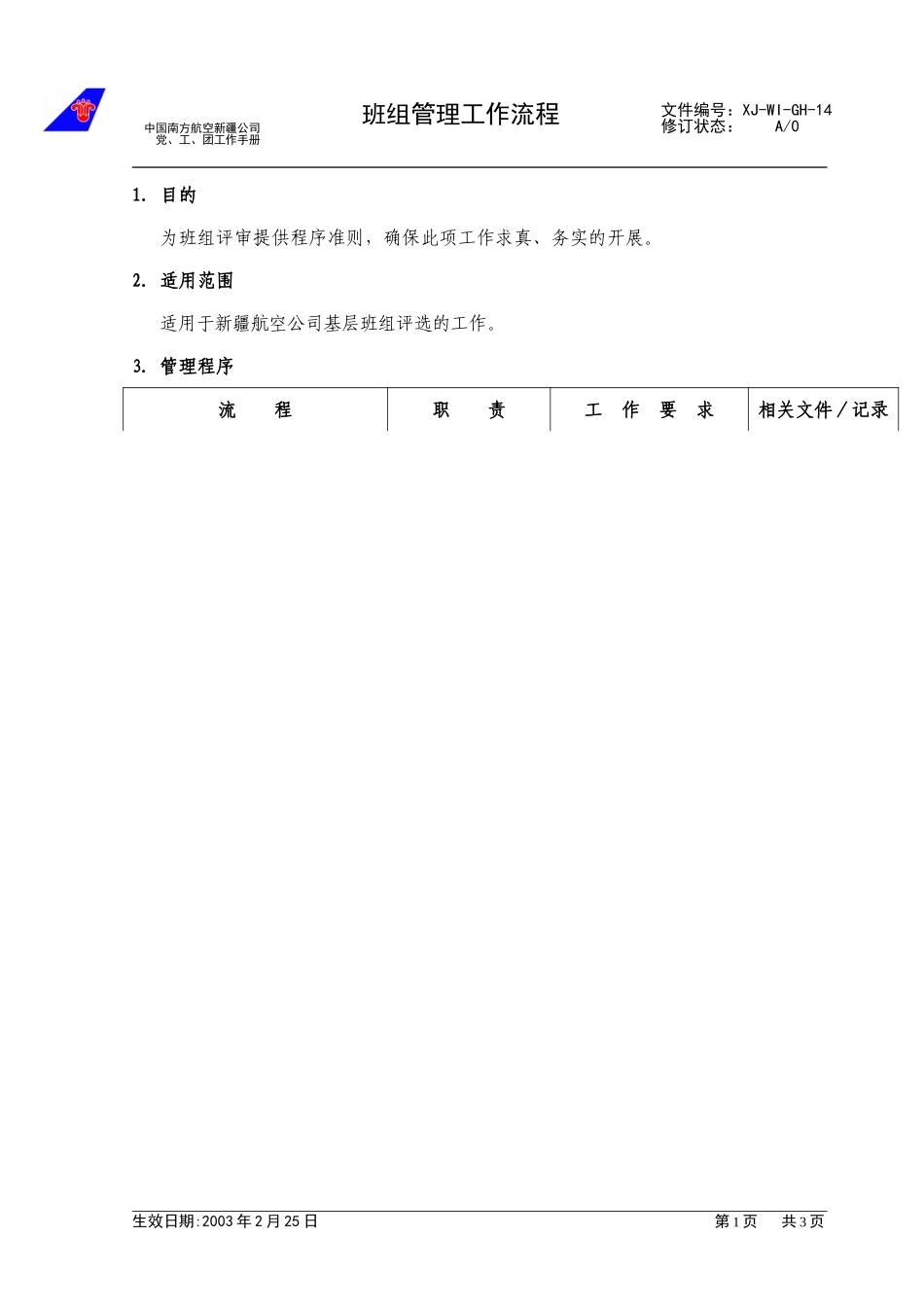 （14）班组管理工作流程.doc_第1页